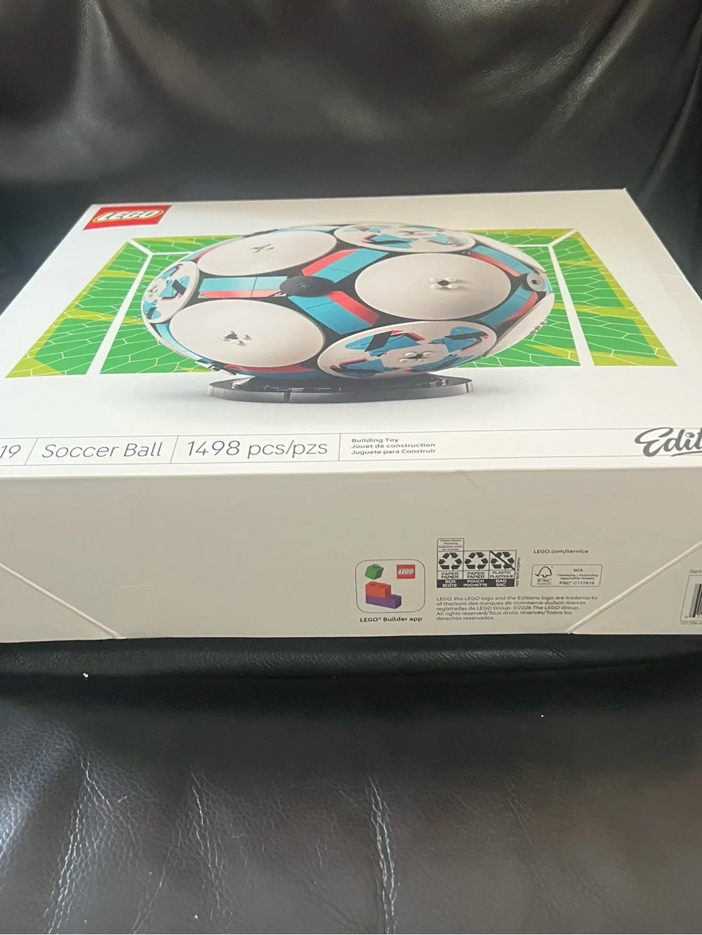 LEGO 43019 - SOCCER BALL 1498 PC FIFA LEGO